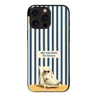 Θήκη Sonique Stripe Stories Series για Apple iPhone 16 Pro Max Born for Luxury