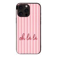 Θήκη Sonique Stripe Stories Series για Apple iPhone 16 Pro Max Oh La La – Ροζ