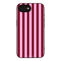 Θήκη Sonique Stripe Stories Series για Apple iPhone 16e / iPhone 17e Ρίγες Ροζ – Κόκκινο