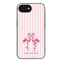 Θήκη Sonique Stripe Stories Series για Apple iPhone 16e / iPhone 17e Φλαμίνγκο