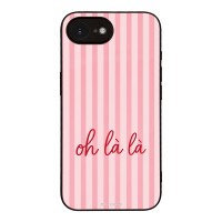 Θήκη Sonique Stripe Stories Series για Apple iPhone 16e / iPhone 17e Oh La La – Ροζ
