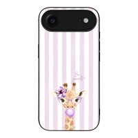 Θήκη Sonique Stripe Stories Series για Apple iPhone 17 Air Λιλά- Καμηλοπάρδαλη με Τσιχλόφουσκα