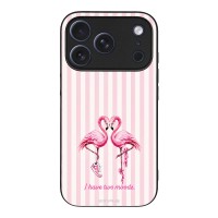 Θήκη Sonique Stripe Stories Series για Apple iPhone 17 Pro Φλαμίνγκο