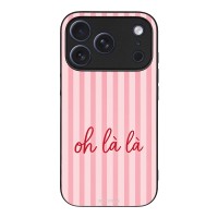 Θήκη Sonique Stripe Stories Series για Apple iPhone 17 Pro Oh La La – Ροζ