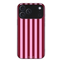 Θήκη Sonique Stripe Stories Series για Apple iPhone 17 Pro Max Ρίγες Ροζ – Κόκκινο