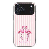 Θήκη Sonique Stripe Stories Series για Apple iPhone 17 Pro Max Φλαμίνγκο