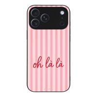 Θήκη Sonique Stripe Stories Series για Apple iPhone 17 Pro Max Oh La La – Ροζ