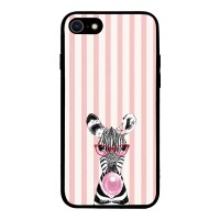Θήκη Sonique Stripe Stories Series για Apple iPhone 7 / iPhone 8 / iPhone SE 2020 / iPhone SE 2022 Ζέβρα – Τσιχλόφουσκα
