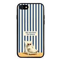 Θήκη Sonique Stripe Stories Series για Apple iPhone 7 / iPhone 8 / iPhone SE 2020 / iPhone SE 2022 Born for Luxury