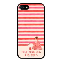 Θήκη Sonique Stripe Stories Series για Apple iPhone 7 / iPhone 8 / iPhone SE 2020 / iPhone SE 2022 Feed Your Ego