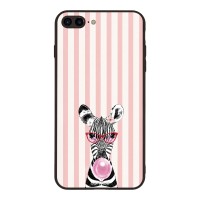 Θήκη Sonique Stripe Stories Series για Apple iPhone 7 Plus / iPhone 8 Plus Ζέβρα – Τσιχλόφουσκα