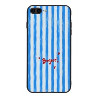 Θήκη Sonique Stripe Stories Series για Apple iPhone 7 Plus / iPhone 8 Plus Bonjour Blue