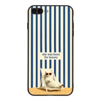 Θήκη Sonique Stripe Stories Series για Apple iPhone 7 Plus / iPhone 8 Plus Born for Luxury
