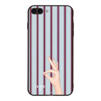 Θήκη Sonique Stripe Stories Series για Apple iPhone 7 Plus / iPhone 8 Plus Clock It