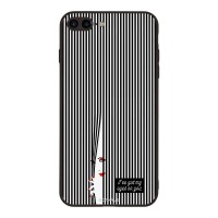 Θήκη Sonique Stripe Stories Series για Apple iPhone 7 Plus / iPhone 8 Plus Eye on You – Μαύρο