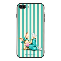 Θήκη Sonique Stripe Stories Series για Apple iPhone 7 Plus / iPhone 8 Plus Iconic Λαγουδάκι