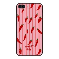 Θήκη Sonique Stripe Stories Series για Apple iPhone 7 Plus / iPhone 8 Plus Make It Spicy