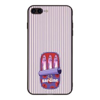 Θήκη Sonique Stripe Stories Series για Apple iPhone 7 Plus / iPhone 8 Plus Sardine