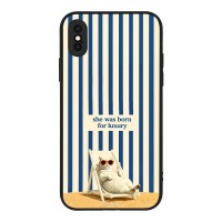 Θήκη Sonique Stripe Stories Series για Apple iPhone X / iPhone XS Born for Luxury