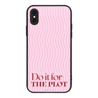 Θήκη Sonique Stripe Stories Series για Apple iPhone X / iPhone XS Do It for the Plot