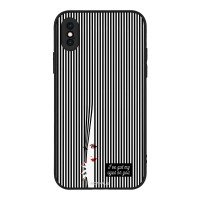 Θήκη Sonique Stripe Stories Series για Apple iPhone X / iPhone XS Eye on You – Μαύρο