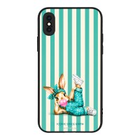 Θήκη Sonique Stripe Stories Series για Apple iPhone X / iPhone XS Iconic Λαγουδάκι