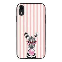 Θήκη Sonique Stripe Stories Series για Apple iPhone XR Ζέβρα – Τσιχλόφουσκα