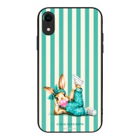 Θήκη Sonique Stripe Stories Series για Apple iPhone XR Iconic Λαγουδάκι