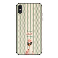 Θήκη Sonique Stripe Stories Series για Apple iPhone XS MAX Better Late