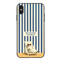 Θήκη Sonique Stripe Stories Series για Apple iPhone XS MAX Born for Luxury