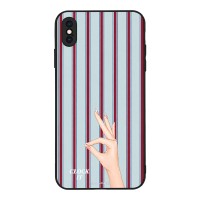Θήκη Sonique Stripe Stories Series για Apple iPhone XS MAX Clock It