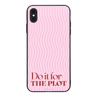 Θήκη Sonique Stripe Stories Series για Apple iPhone XS MAX Do It for the Plot