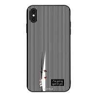 Θήκη Sonique Stripe Stories Series για Apple iPhone XS MAX Eye on You – Μαύρο