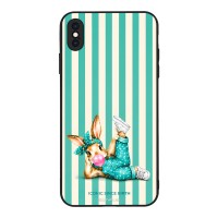 Θήκη Sonique Stripe Stories Series για Apple iPhone XS MAX Iconic Λαγουδάκι