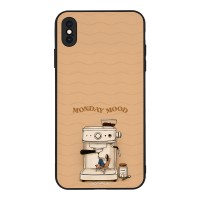Θήκη Sonique Stripe Stories Series για Apple iPhone XS MAX Monday Mood