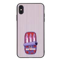 Θήκη Sonique Stripe Stories Series για Apple iPhone XS MAX Sardine