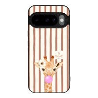 Θήκη Sonique Stripe Stories Series για Google Pixel 10 5G / Pixel 10 Pro 5G Καφέ - Καμηλοπάρδαλη με Τσιχλόφουσκα