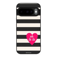 Θήκη Sonique Stripe Stories Series για Google Pixel 10 5G / Pixel 10 Pro 5G Oh La La – Μαύρο