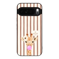 Θήκη Sonique Stripe Stories Series για Google Pixel 10 Pro XL 5G Καφέ - Καμηλοπάρδαλη με Τσιχλόφουσκα