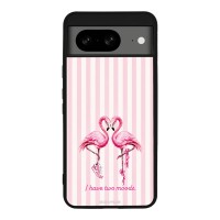 Θήκη Sonique Stripe Stories Series για Google Pixel 8 5G Φλαμίνγκο