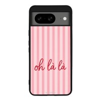 Θήκη Sonique Stripe Stories Series για Google Pixel 8 5G Oh La La – Ροζ