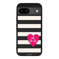 Θήκη Sonique Stripe Stories Series για Google Pixel 8a 5G Oh La La – Μαύρο