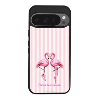 Θήκη Sonique Stripe Stories Series για Google Pixel 9 Pro 5G Φλαμίνγκο