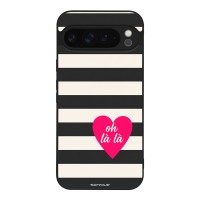 Θήκη Sonique Stripe Stories Series για Google Pixel 9 Pro XL 5G Oh La La – Μαύρο