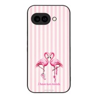 Θήκη Sonique Stripe Stories Series για Google Pixel 9a 5G Φλαμίνγκο