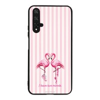 Θήκη Sonique Stripe Stories Series για Honor 20 / Nova 5T Φλαμίνγκο