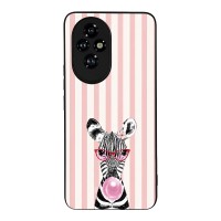 Θήκη Sonique Stripe Stories Series για Honor 200 5G Ζέβρα – Τσιχλόφουσκα