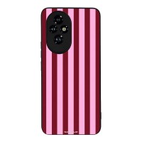Θήκη Sonique Stripe Stories Series για Honor 200 5G Ρίγες Ροζ – Κόκκινο