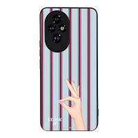 Θήκη Sonique Stripe Stories Series για Honor 200 5G Clock It