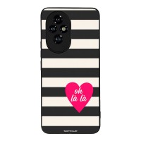 Θήκη Sonique Stripe Stories Series για Honor 200 5G Oh La La – Μαύρο